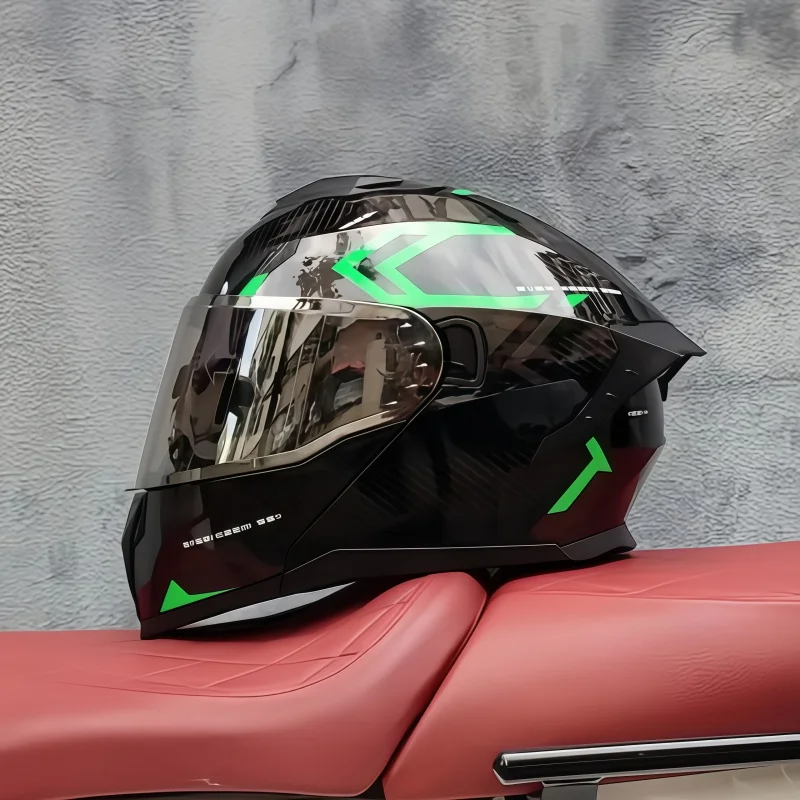 Unisex Full Face Motorcycle Ra - Dual Visor Motorcycle Racing Helmet review and price